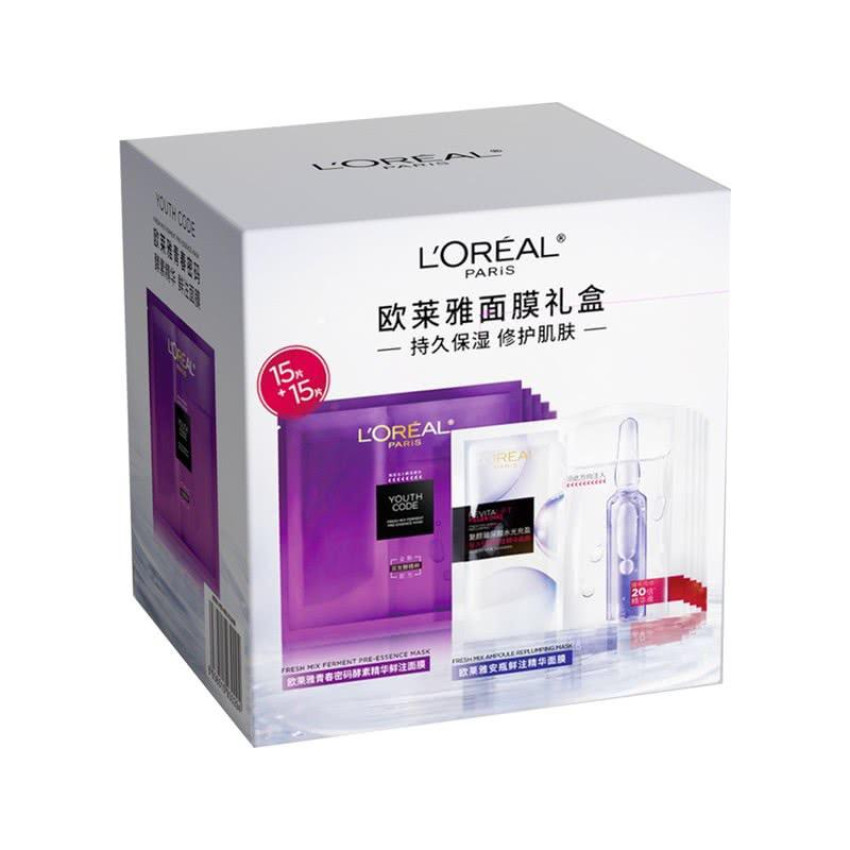 L’Oreal面膜禮盒33g*15+33g*15