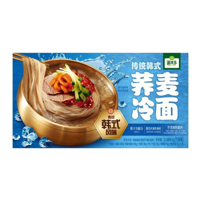 團美多 傳統韓式蕎麥冷麵 2.085kg(5包裝）