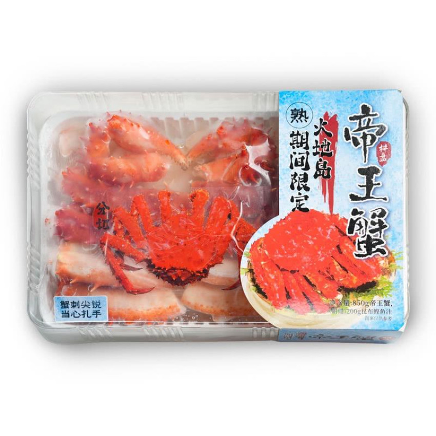 帝王蟹拼盤850G（附贈昆布鰹魚汁200G）