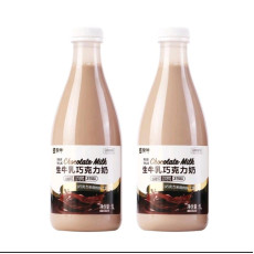 蒙牛生牛乳巧克力奶1L*2