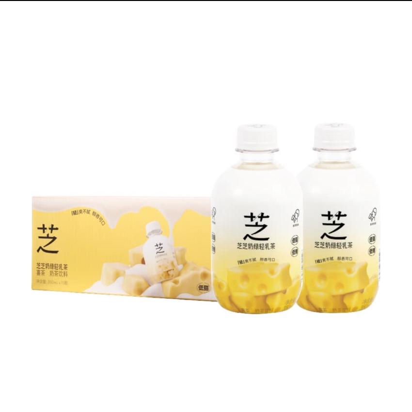 喜茶 芝芝奶綠輕乳茶350ml*15